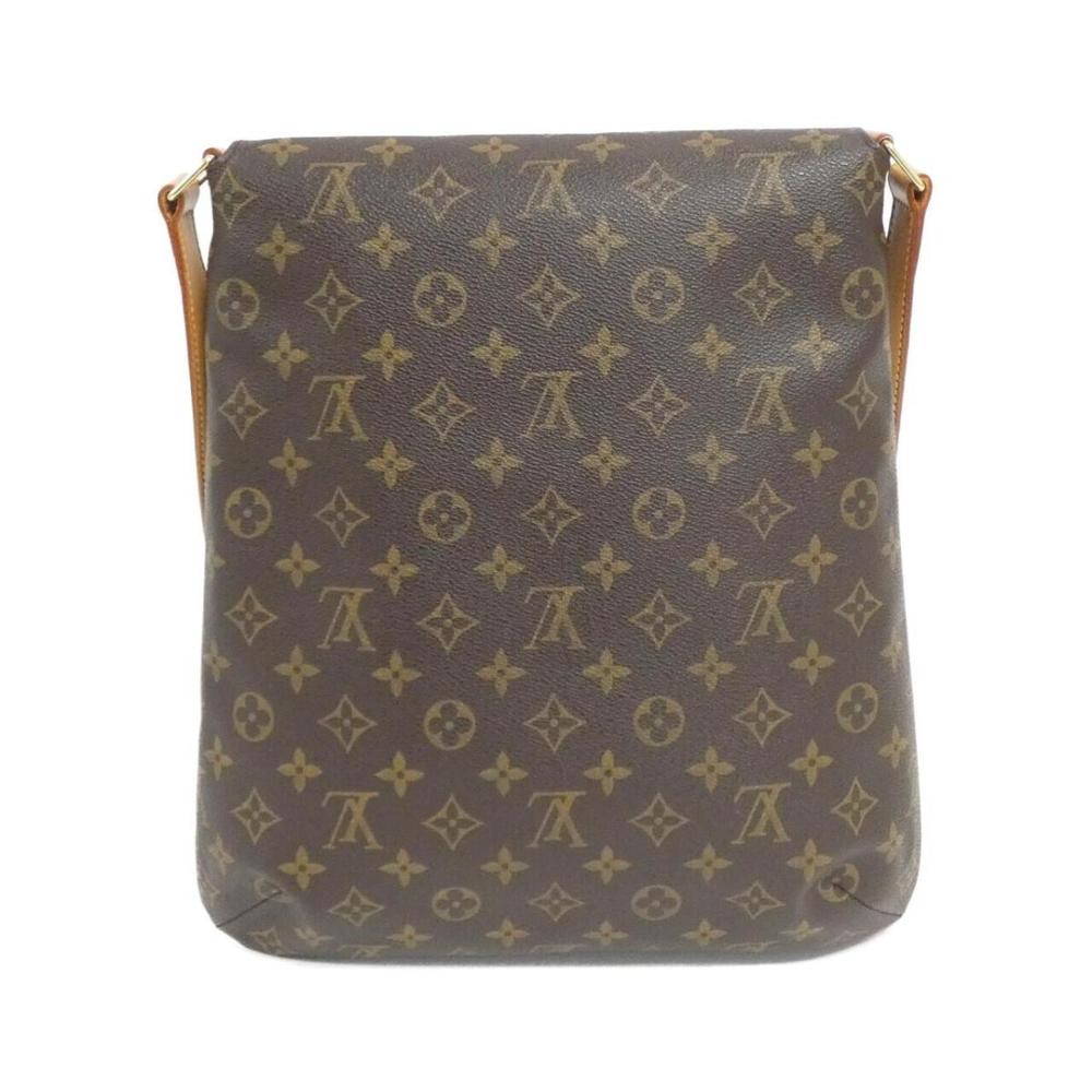 Louis Vuitton Shoulder Monogram Canvas Monogram Brown Small Bag Musette